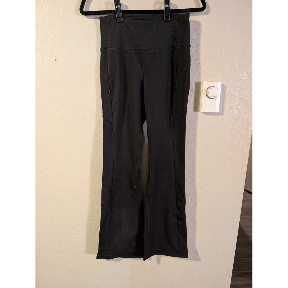 Laundry Black Athletic Flare Leggings / Yoga Pants Womens size Small